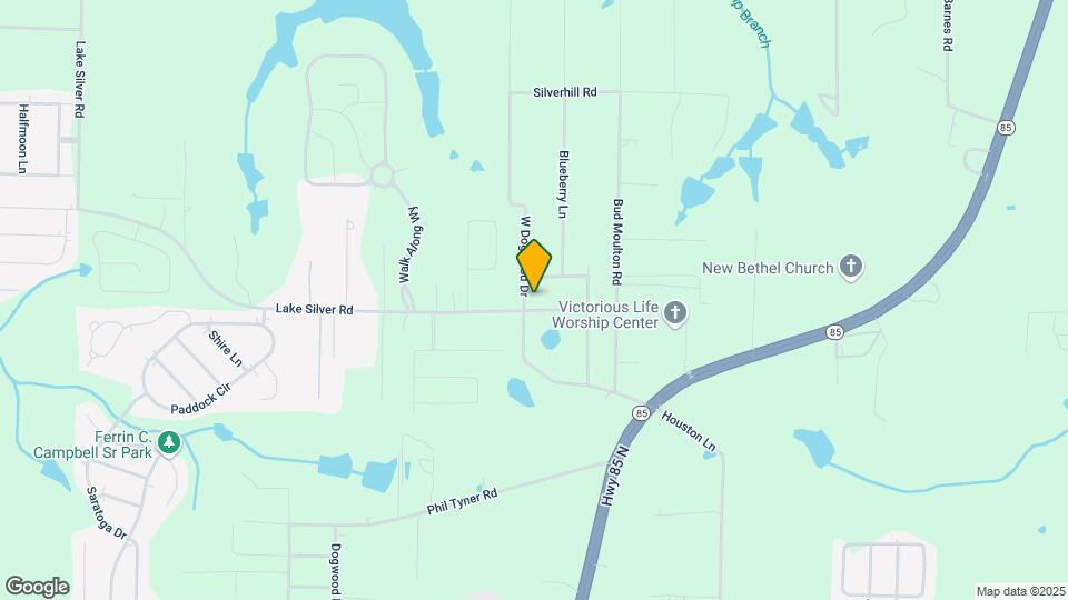 2815 Lake Silver Rd Map and Location Details