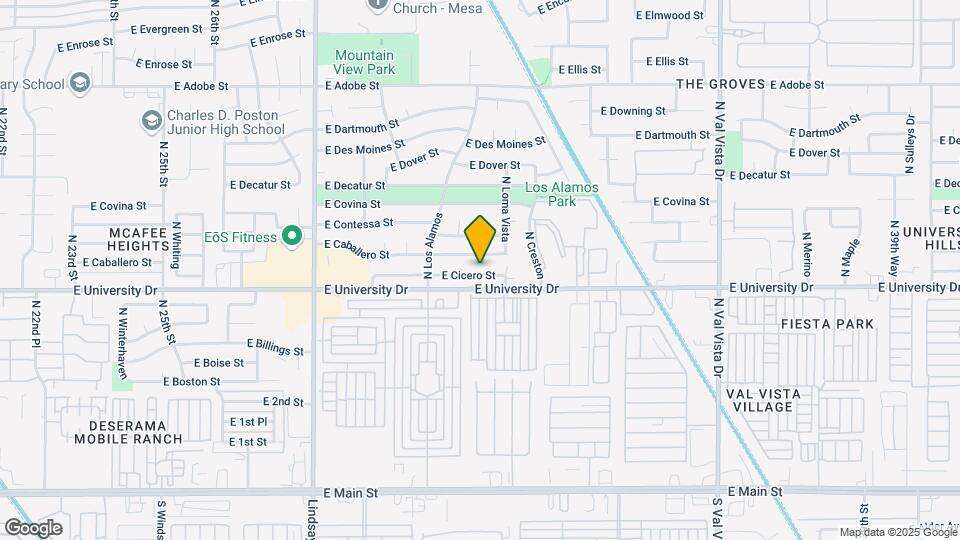 3122 E Cicero St Map and Location Details