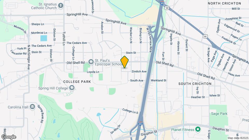 3510 Zimlich Ave Map and Location Details