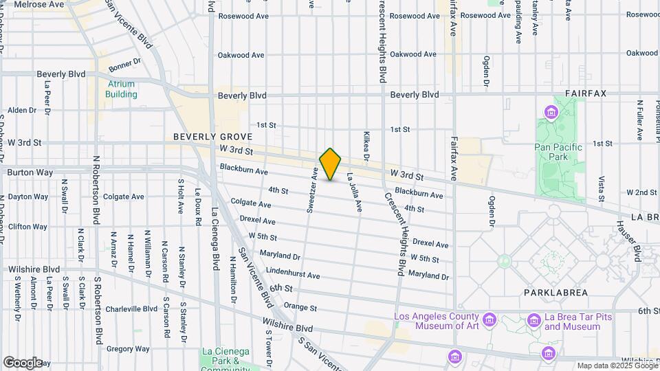8240 Blackburn Ave Mapa y Detalles de la Ubicación