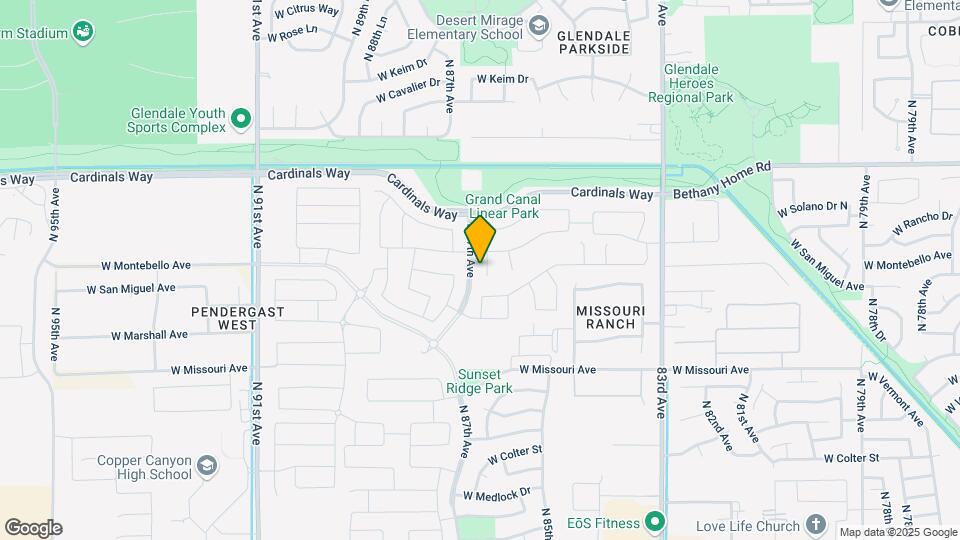 5862 N 86th Dr Map and Location Details