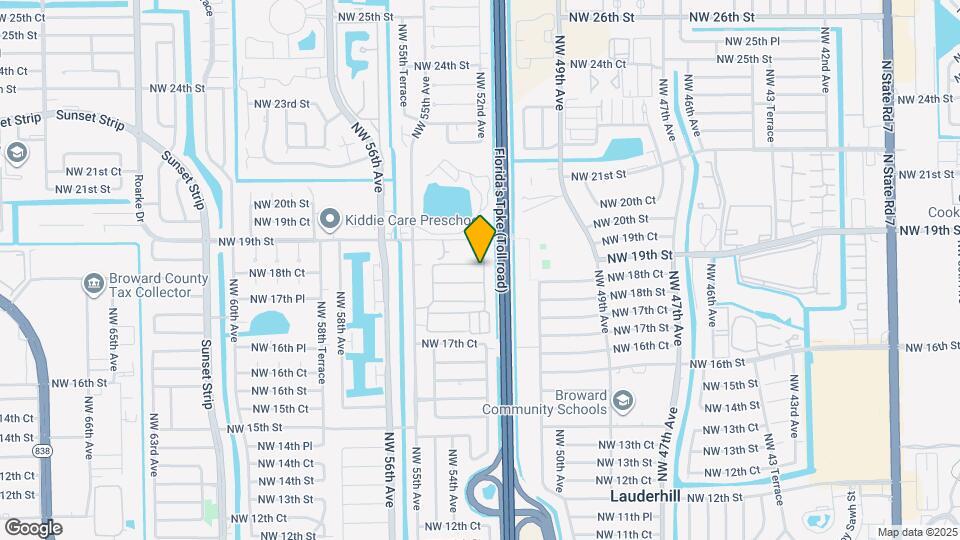 5200 NW 18th Pl Map and Location Details