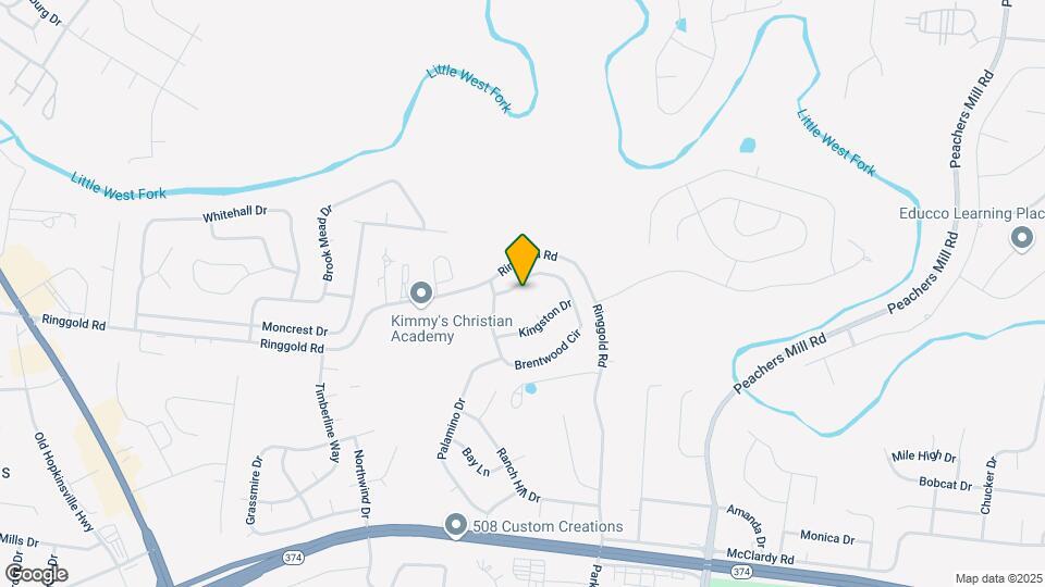 504 Brentwood Cir Map and Location Details