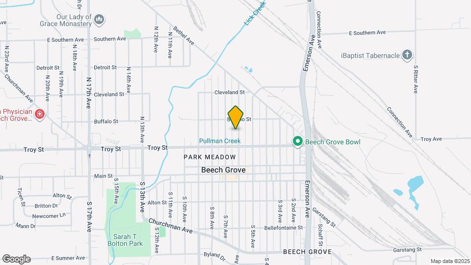 128 N 6th Ave Map and Location Details