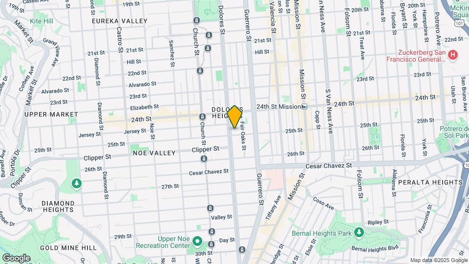 1191 Dolores St Map and Location Details