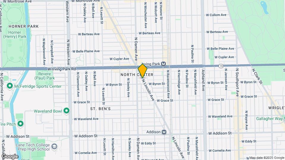 3919 North Lincoln Avenue Map and Location Details
