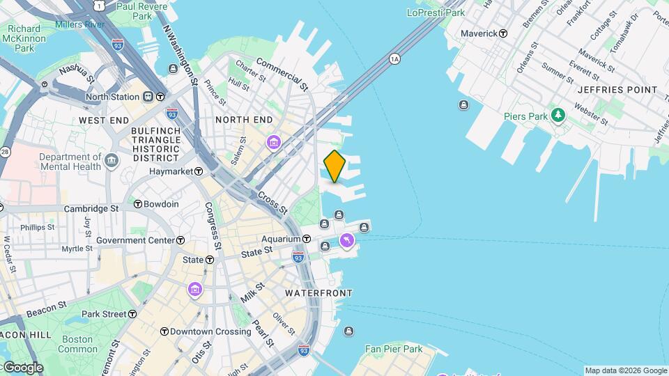 51 Commercial Wharf W Mapa y Detalles de la Ubicación
