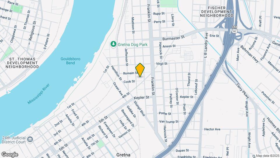 617 Cook St Mapa y Detalles de la Ubicación