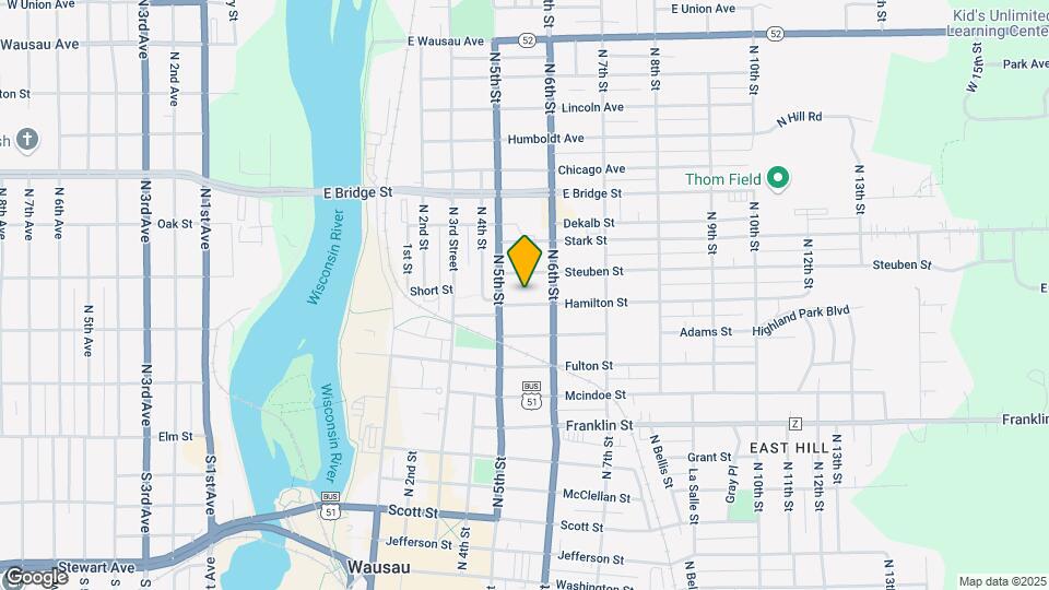 516 Hamilton St Map and Location Details