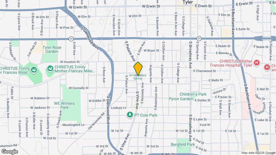 718 S Vine Ave, Unit A Map and Location Details