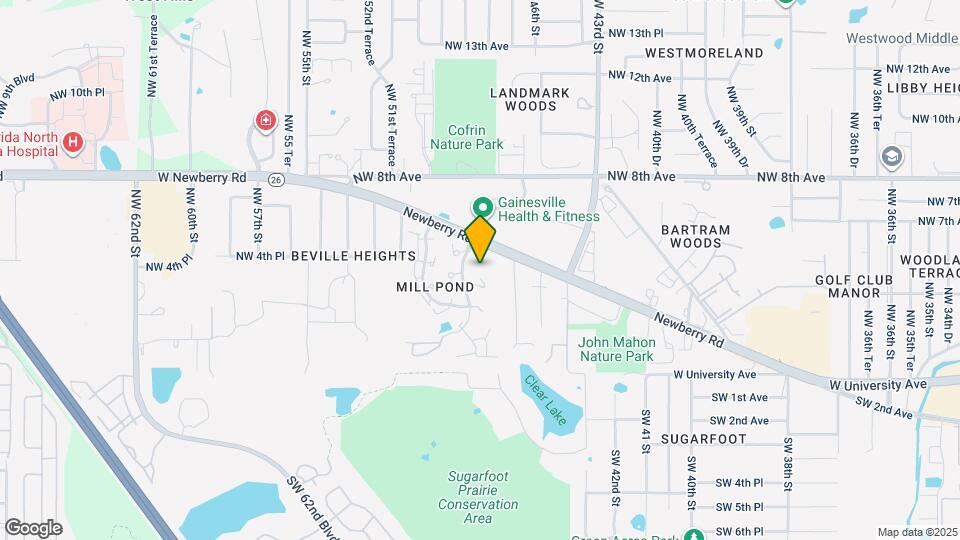 421 NW 48th Blvd Map and Location Details