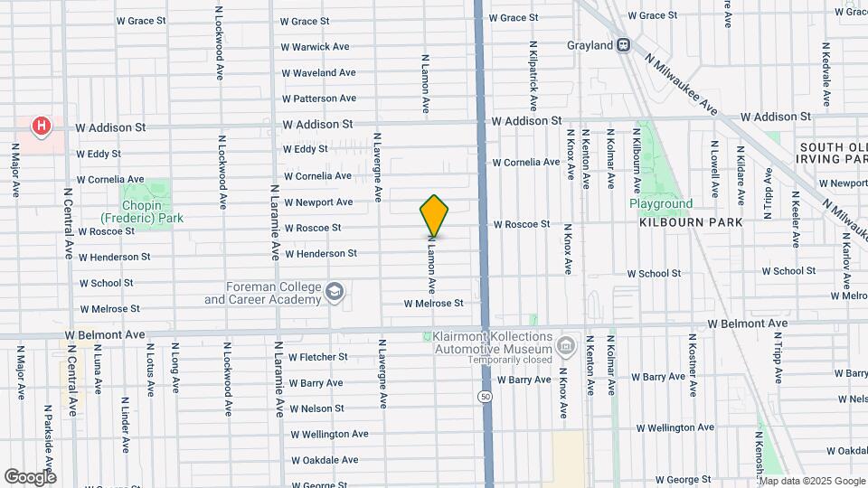 3339 N Lamon Ave Map and Location Details