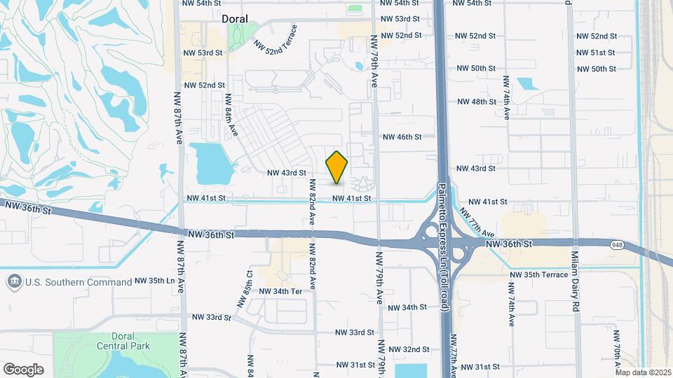 8040 NW 42nd St Map and Location Details