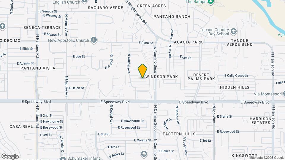 8615 E Bellevue Pl Map and Location Details