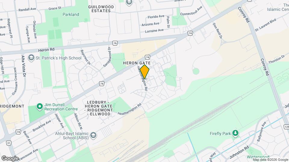 1713 Heatherington Rd Map and Location Details