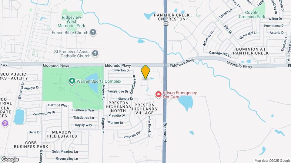 The Edison at Frisco Map and Location Details