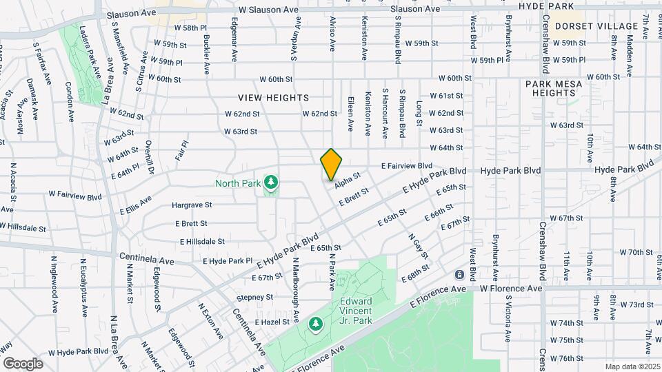 1302 N Chester Ave Mapa y Detalles de la Ubicación