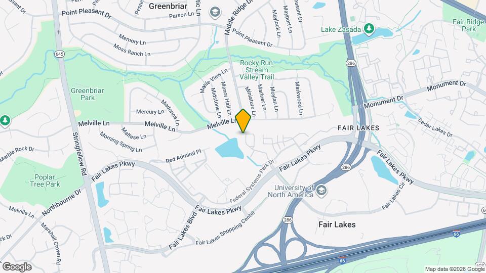 4550 Fair Valley Dr Map and Location Details