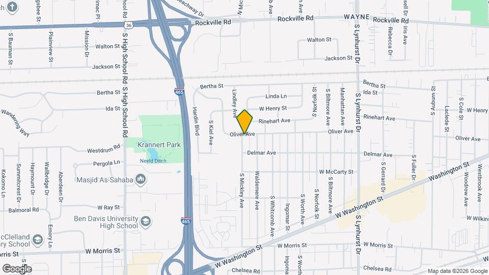 605 S Mickley Ave Map and Location Details