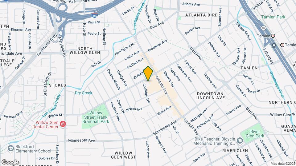 1138 Willow St Mapa y Detalles de la Ubicación