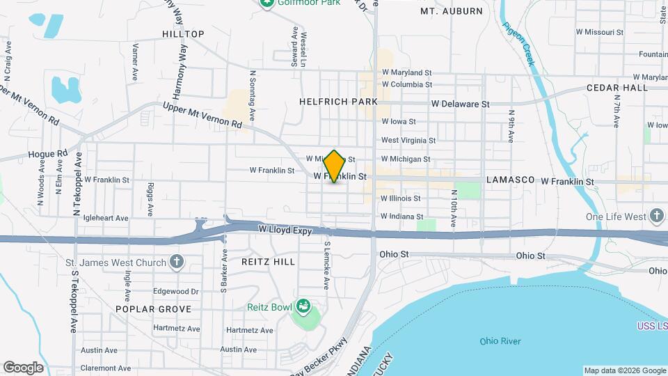 2517 W Illinois St Map and Location Details