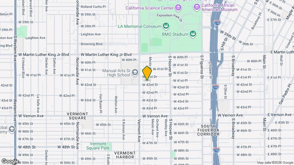 961-963 W 42nd St Map and Location Details