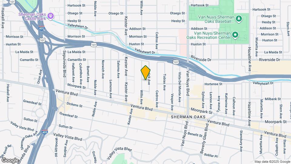 4630 Willis Ave, Unit 203 Map and Location Details