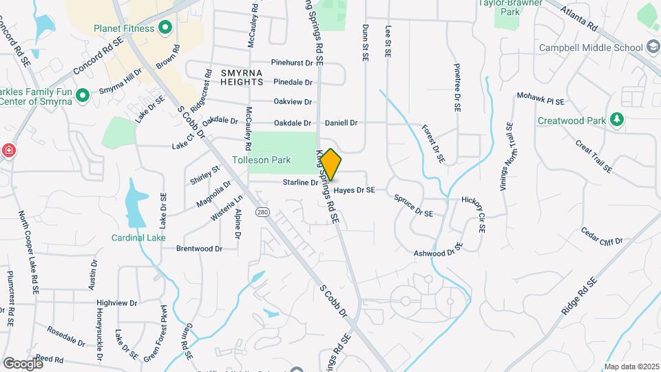 3589 King Springs Rd SE Map and Location Details