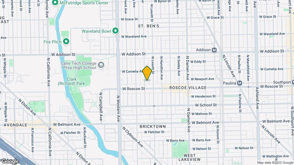3421 N Bell Ave, Unit 2 Map and Location Details