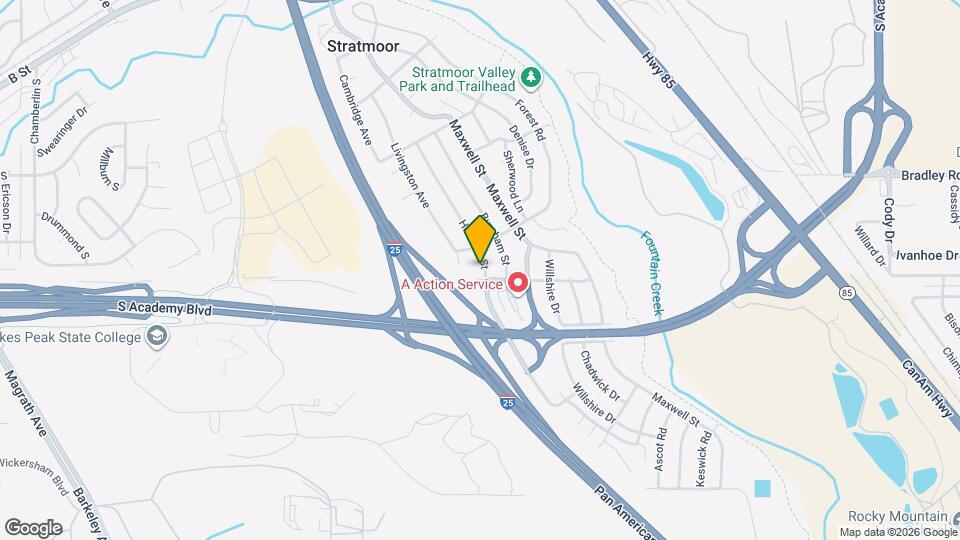 1308 Hartford St Map and Location Details