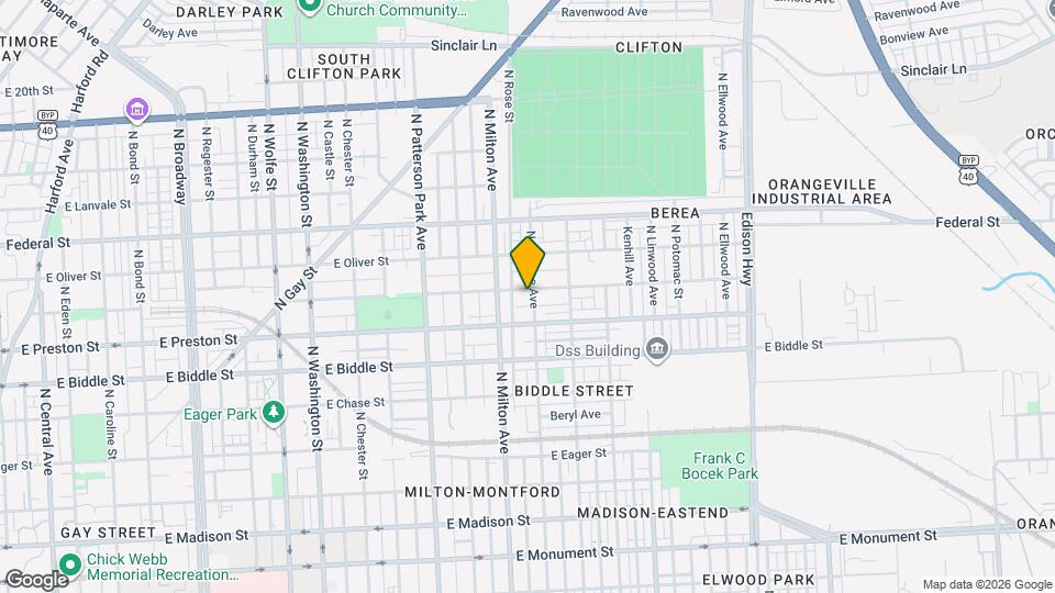 1334 N Luzerne Ave Map and Location Details