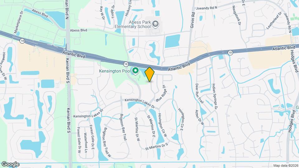 1714 Ashmore Green Dr Map and Location Details