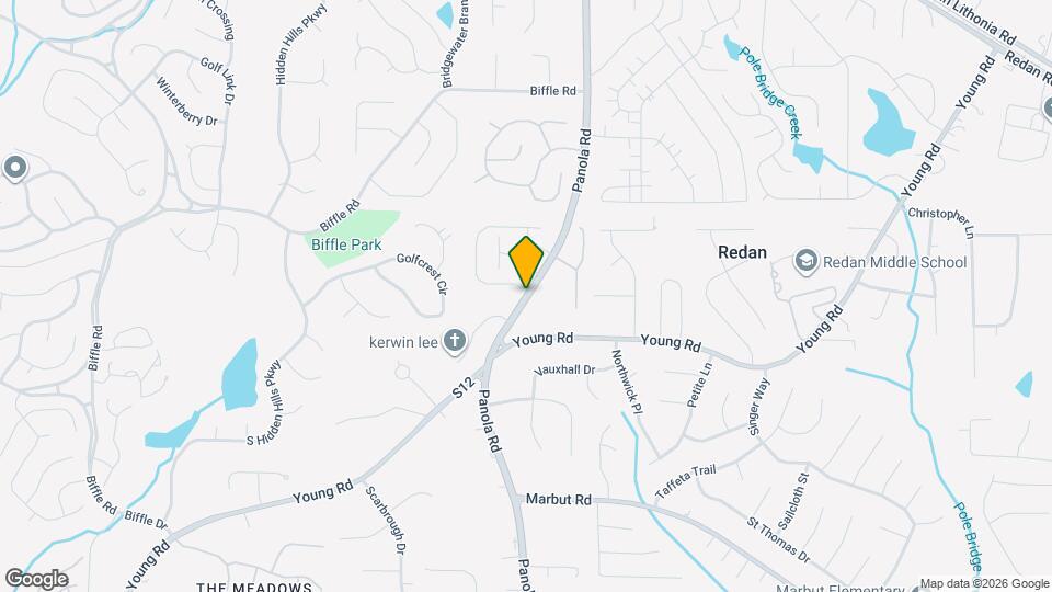 1717 Panola Rd Mapa y Detalles de la Ubicación