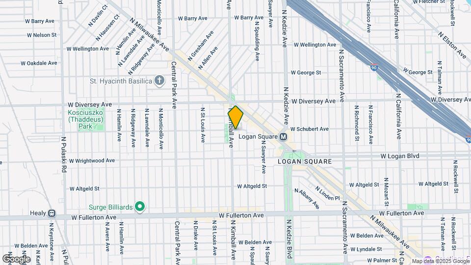 3331 W Schubert Ave Map and Location Details