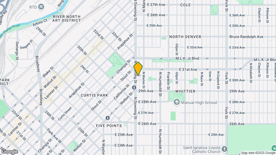 3010 N Downing St Map and Location Details