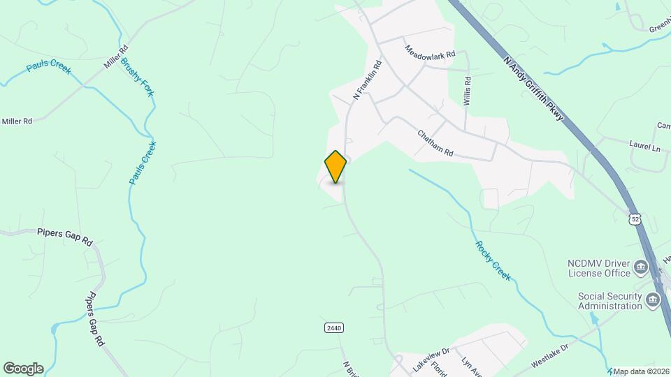 1299 N Franklin Rd Map and Location Details