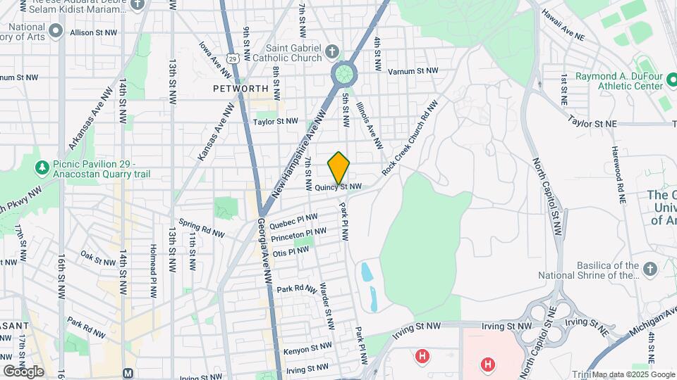 510 Quincy St NW Map and Location Details