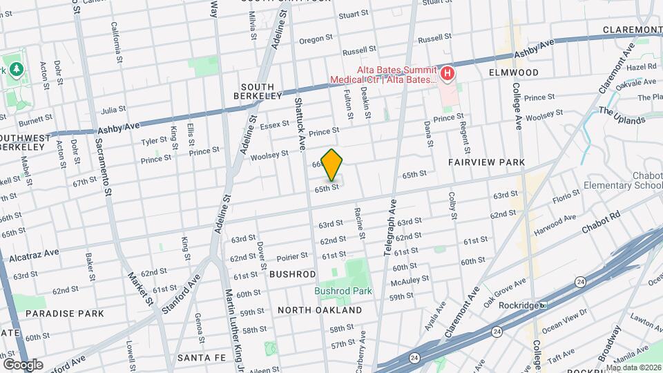 652 65th St Map and Location Details