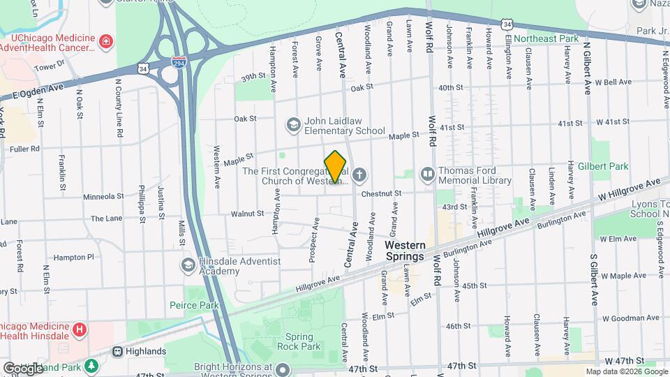 1220 Chestnut St Mapa y Detalles de la Ubicación