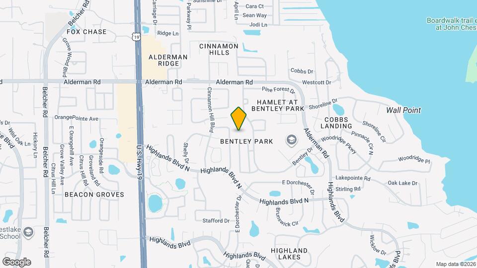 2390 Bentley Dr Map and Location Details