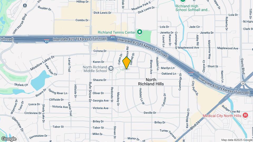 7001 Oakland Ln Map and Location Details