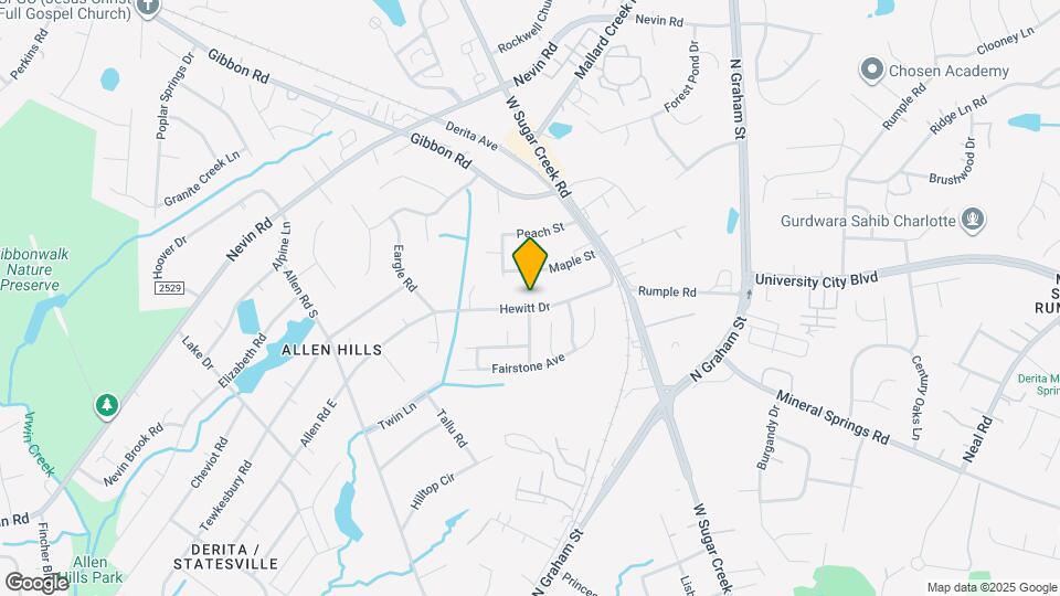 5823 Hewitt Dr Map and Location Details