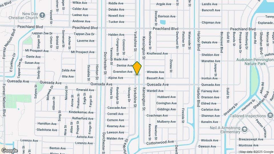 1238 Yorkshire St Mapa y Detalles de la Ubicación