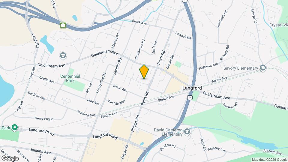 814 Hockley Av Map and Location Details