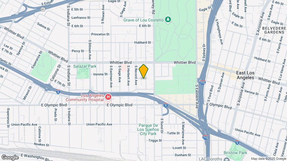 1017 S Bonnie Beach Pl Map and Location Details