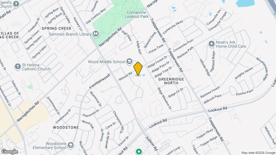 14526 Waddesdon Bluff Map and Location Details