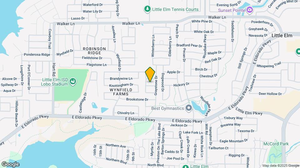 1609 Birch Bend Way Map and Location Details