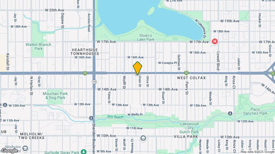 1495 Vrain St Map and Location Details