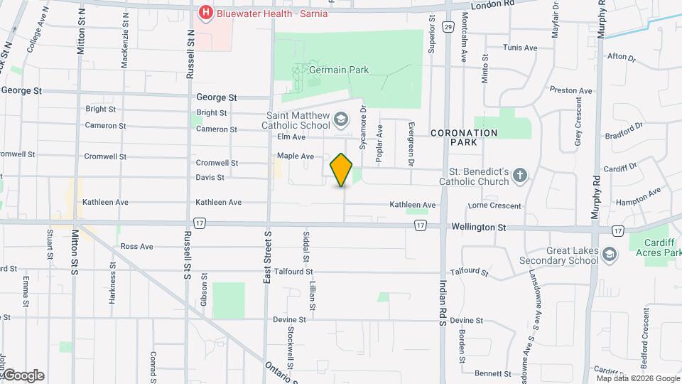 117 Walnut Ave S Map and Location Details