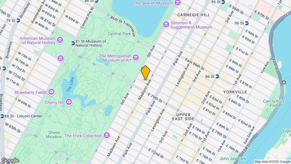 19 E 80th St Map and Location Details